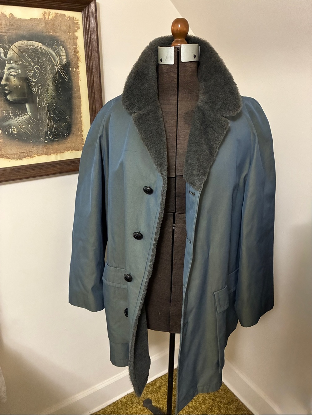 Vintage Zero King Faux Fur Lined Coat